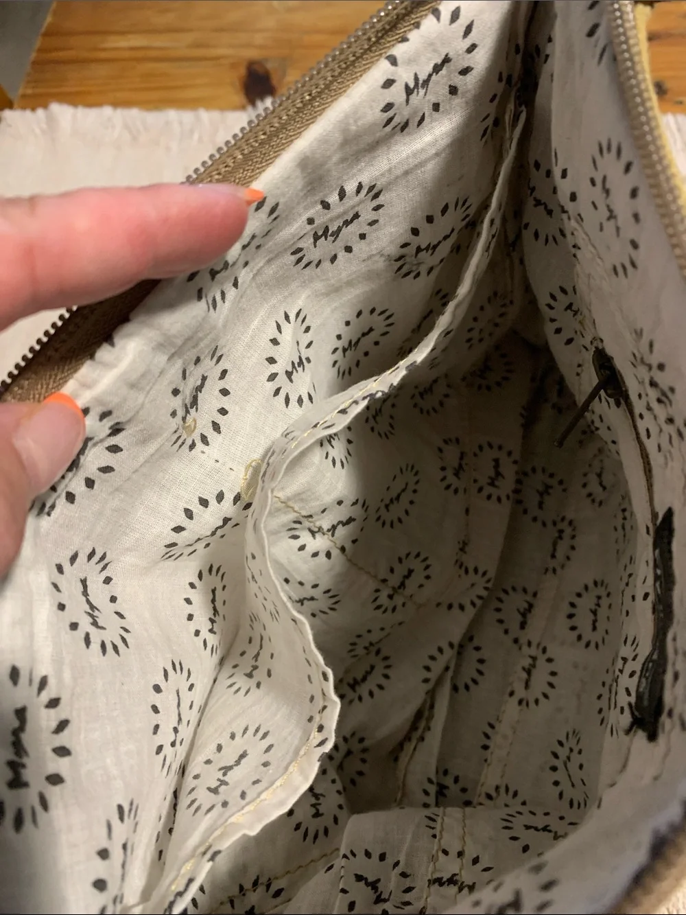 Myra Bag Crossbody purse Olive Green Design w/Brown Leather